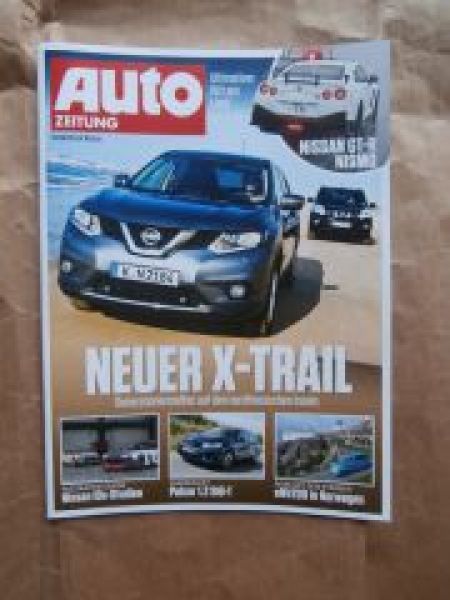 Auto Zeitung Nissan X-Trail, GT-R Nismo,Pulsar 1.2DIG-T,IDx-Stud