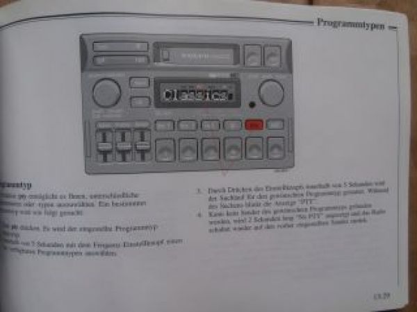 Volvo S40 1997 Deutsche Anleitung +Diesel +Radios