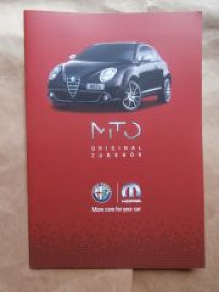 Alfa Romeo MiTo Original Zubehör August 2014 NEU
