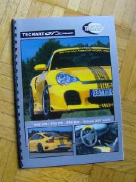 Techart GTStreet Porsche 911 Prospekt Tuning NEU