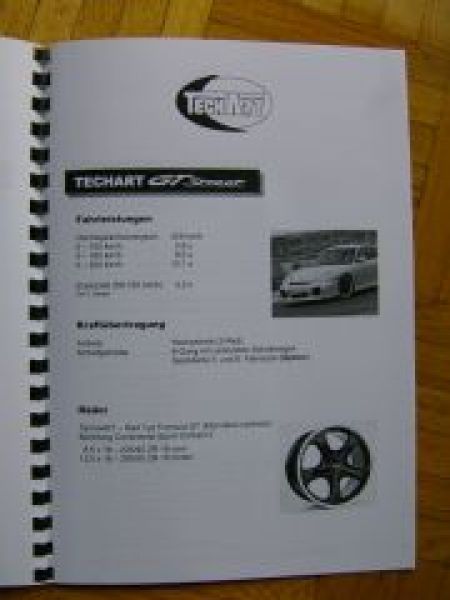 Techart GTStreet Porsche 911 Prospekt Tuning NEU
