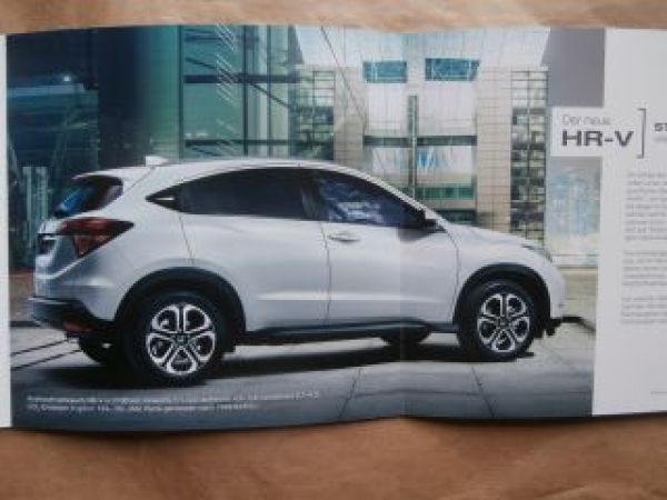 Honda HR-V A5 Format Prospekt Mai 2015 NEU