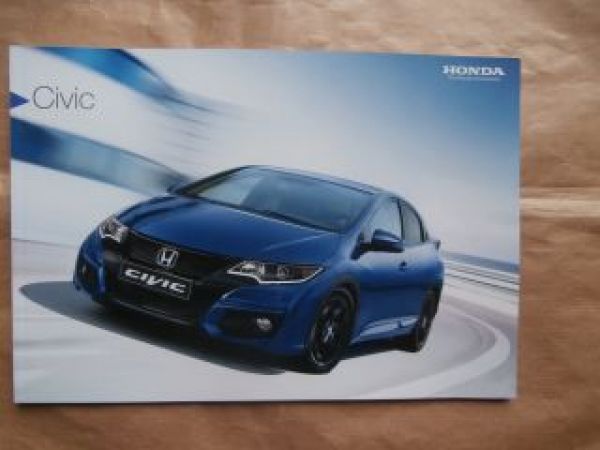 Honda Civic +Rally Red Paket Prospekt Februar 2015