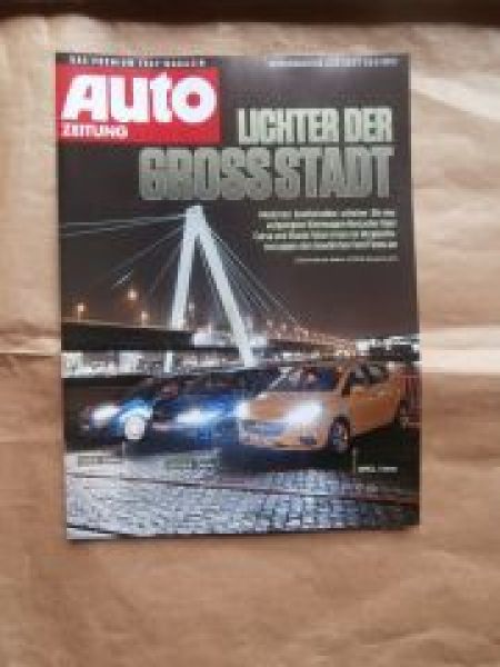 Auto Zeitung 1&2/2015 Skoda Fabia Ford Fiesta Opel Corsa E