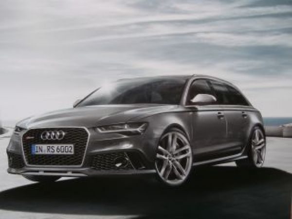 Audi RS 6 Prospekt Buch April 2015 NEU