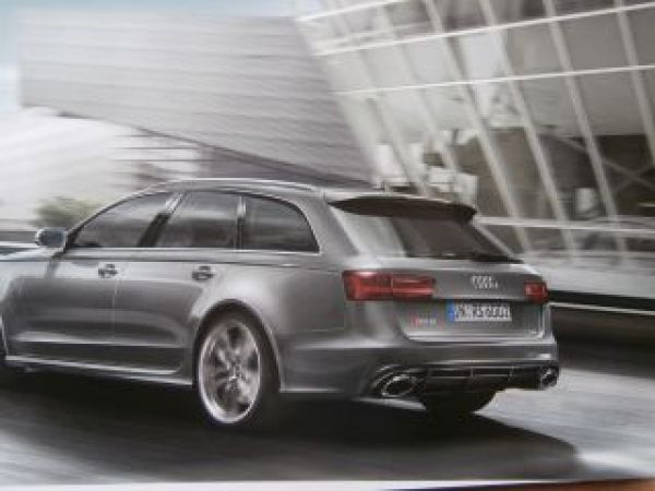 Audi RS 6 Prospekt Buch April 2015 NEU