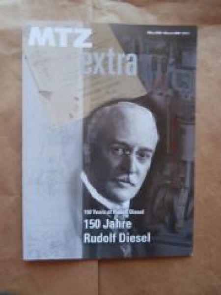 MTZ extra 150 Jahre Rudolf Diesel Dieseltechnik von gestern und