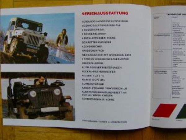 Mahindra CL Serie 4X4 Prospekt Deutsch NEU