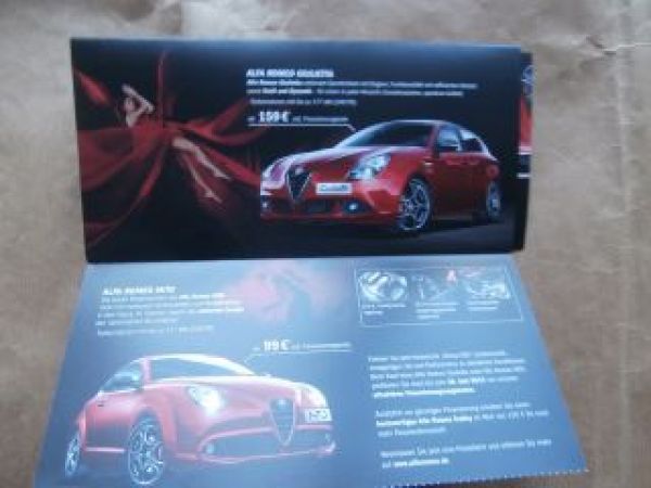 Alfa Romeo Giuliietta MiTo Leidenschaft ist unser Antrieb Flyer