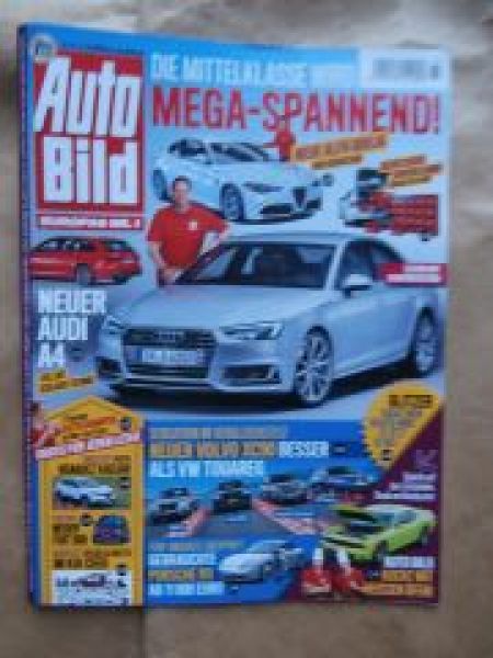 Auto Bild 27/2015 Audi A4, Giulia, Renault Kadjar, Fiat 500,