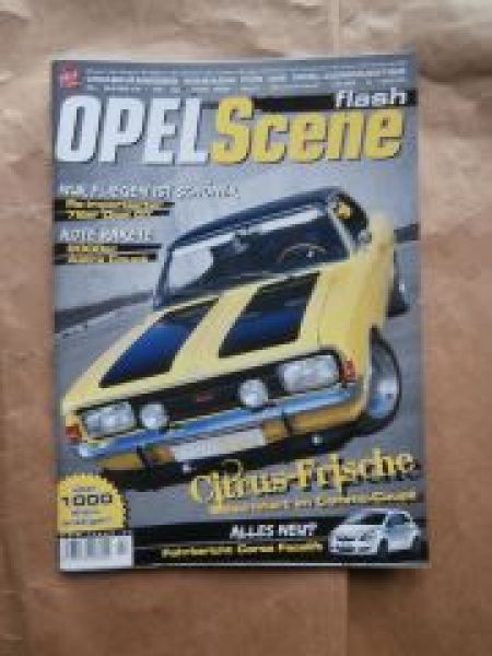 Opel Scene flash 4/2010 Astra Coupé, 72er Opel GT,Rekord D 1900