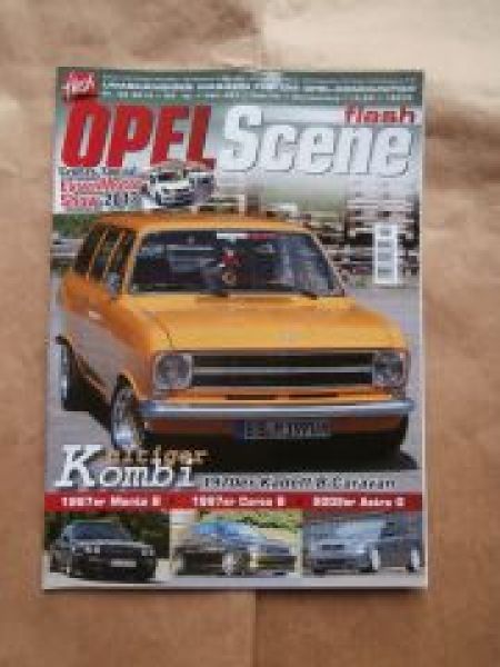 Opel Scene flash 2/2014 Kadett B Caravan, corsa B, Manta B, Astr