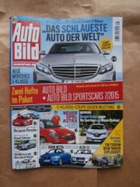 Auto Bild 28/2015 Boxster Spyder vs. 718 Spyder,Renault Kadjar