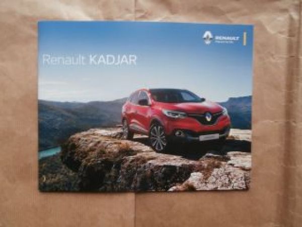 Renault Kadjar +X-Mod + Bose Edition Prospekt Mai 2015 NEU