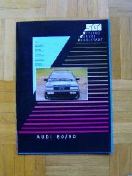 SGI Audi 80/90 Typ81 und Typ85 Limousine/Coupe/Quattro Prospekt
