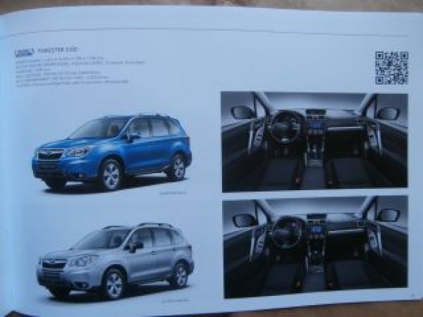 Subaru Forester Typ SJ Prospekt März 2015 NEU