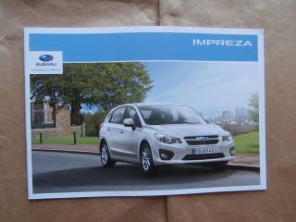 Subaru Impreza Prospekt 2014 +Preisliste NEU