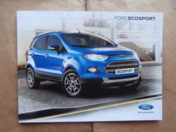 Ford Ecosport Prospekt Dezember 2015 NEU