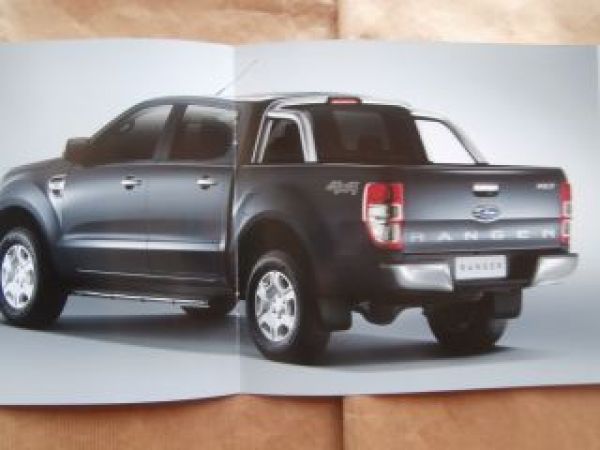 Ford Ranger +XLT + Limited +Wildtrak Prospekt mit Preisliste