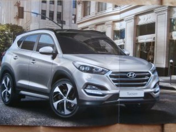 Hyundai Tucson neue Modell Prospekt Mai 2015 NEU