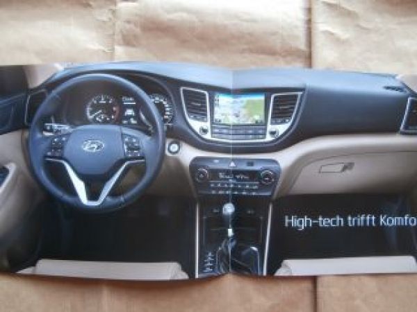 Hyundai Tucson neue Modell Prospekt Mai 2015 NEU