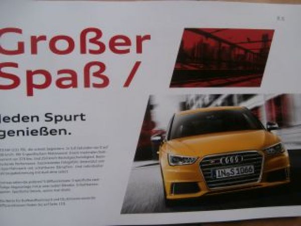 Audi A1 +Sportback +S1 Typ 8X +exclusive April 2015 NEU