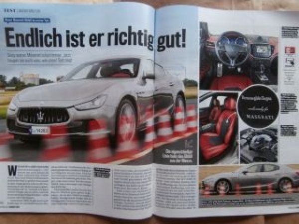 Auto Bild 32/2015 Porsche Boxster Spyder, Maserati Ghibli,