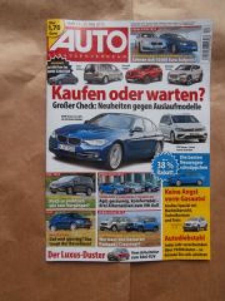 Auto Strassenverkehr 12/2015 BMW 518d Touring F11 vs. Passat Var