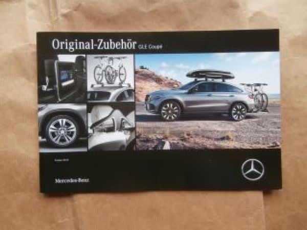 Mercedes Benz GLE Coupé Original Zubehör Mai 2015 NEU