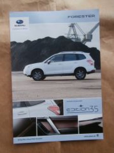 Subaru Forester edition 35 Prospekt Februar 2015