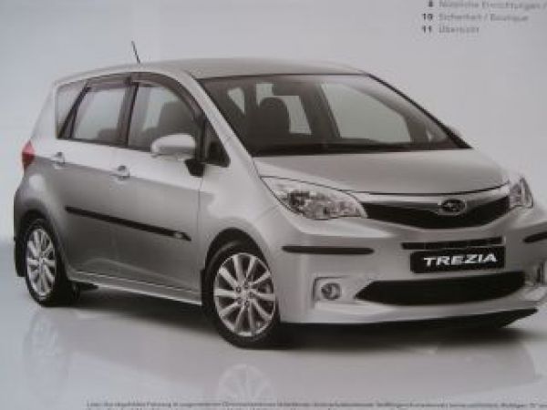 Subaru Trezia Zubehör März 2011 NEU
