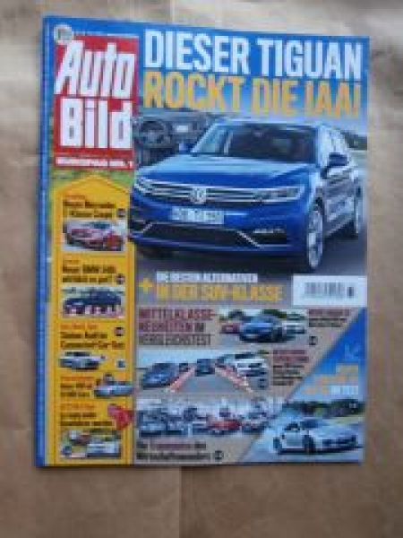Auto Bild 33/2015 Tiguan,C-Klasse Coupé,Porsche 911 GT3 RS(991)