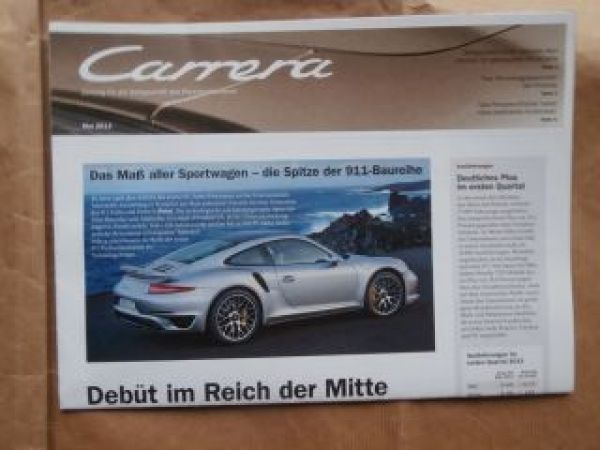 Carrera Zeitung für die Belegschaft Mai 2013 911 (991) + e-hybri