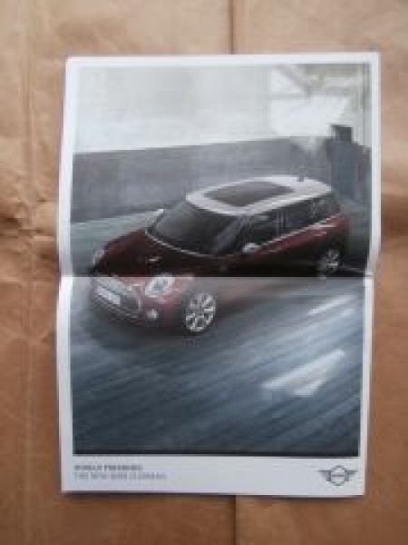 Mini Clubman Dialogues Neues Modell IAA 2015 NEU