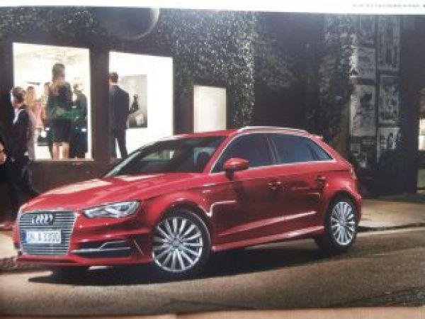 Audi A3 Sportback e-tron Prospekt April 2015 NEU