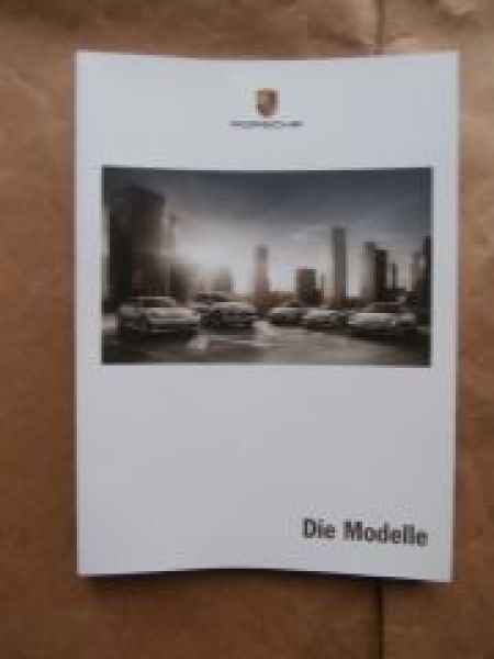 Porsche Die Modelle Gesamtprospekt Februar 2011