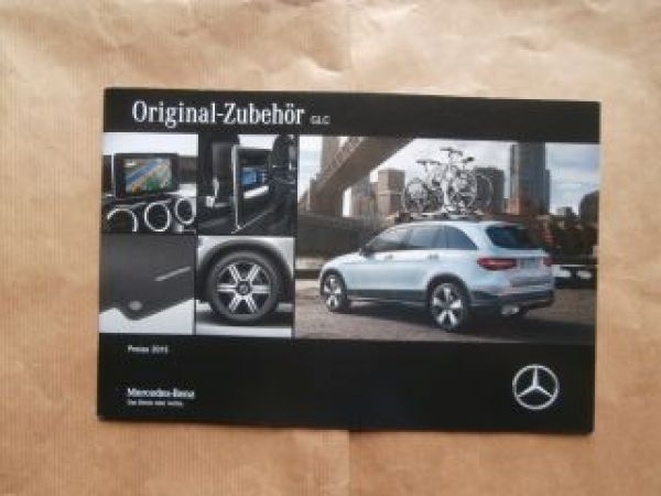 Mercedes Benz GLC Original Zubehör +Preise 8/2015 NEU
