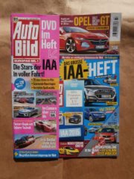 Auto Bild 37/2015 +DVD IAA Heft Audi A4 vs. 320d F30,Borgward BX