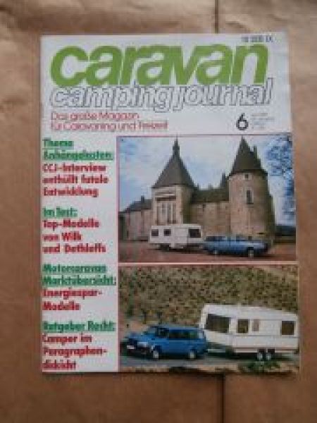 caravan camping journal 6/1981 Wilk Stern de Luxe 4.7,Dethleffs