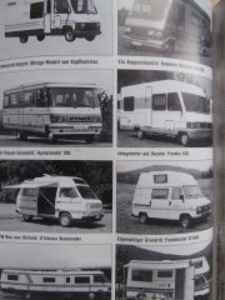 caravan Wohmobile 1989 Sonderheft Tischer Bawemo Dr.Höhns