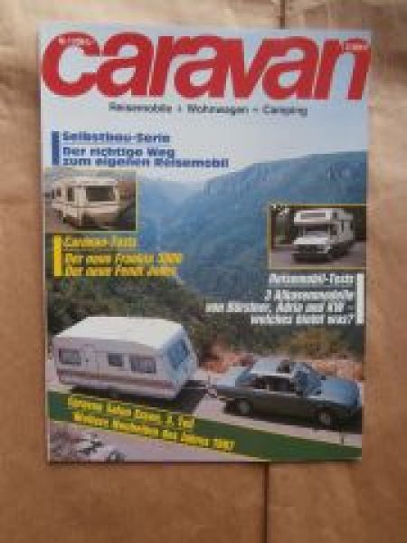 caravan 11/1986 Frankia 3000,Fendt Joker,Bürstner,Adria,KW