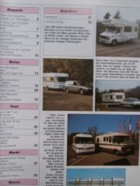 caravan 12/1989 Bürstner Club 460TS,Eriba Nova C 490T,Pilote R 4