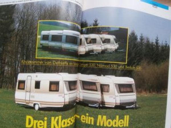 caravan 9/1991 Delta 690 Voyage,Dethleffs Camper 530 vs. Nomad 5