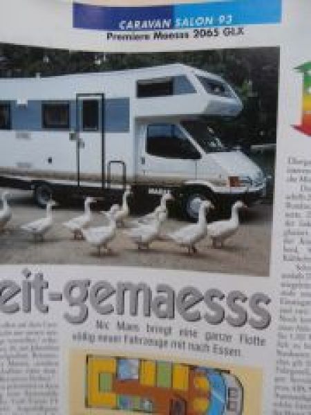 Reise Mobil 10/1993 VW T4 Club, TC 524S, Niesmann Clou 900U