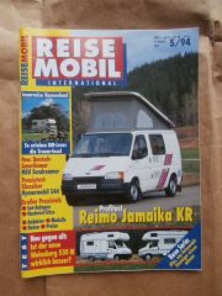 Reise Mobil 5/1994 Reimo Jamaika KR,Hymermobil 544,MSU Sundreame