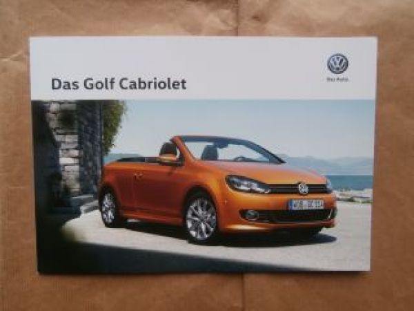 VW Golf7 Cabriolet Prospekt September 2015 TSI
