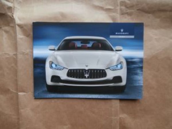 Maserati Ghibli +SQ4 +S +Diesel Deutsch 2016 Rarität
