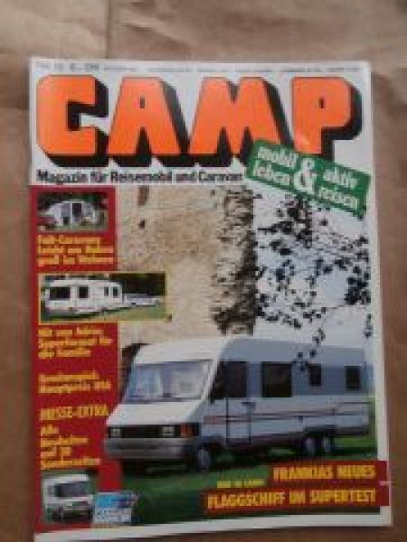 CAMP 10/1989 Frankia 720TSF,Adria 550TK mit Toyota Camry