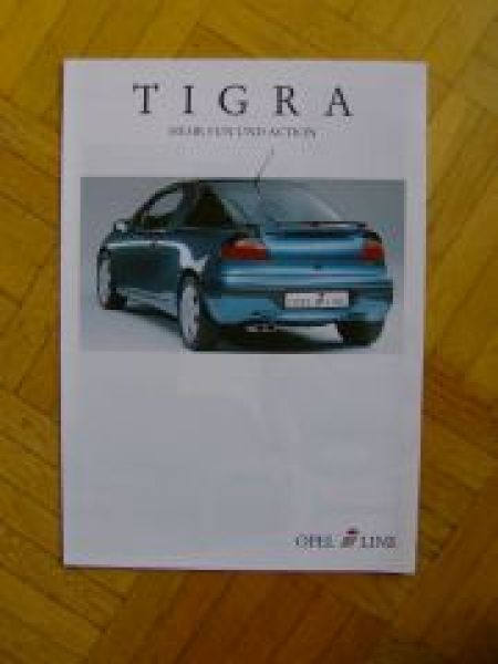 irmscher Opel Line Tigra Tuning Prospekt 7/1997