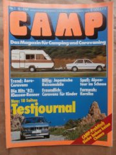 CAMP 1/1982 Aria 530TK,Lander 401 OL,Wilk Stern de Luxe 470,